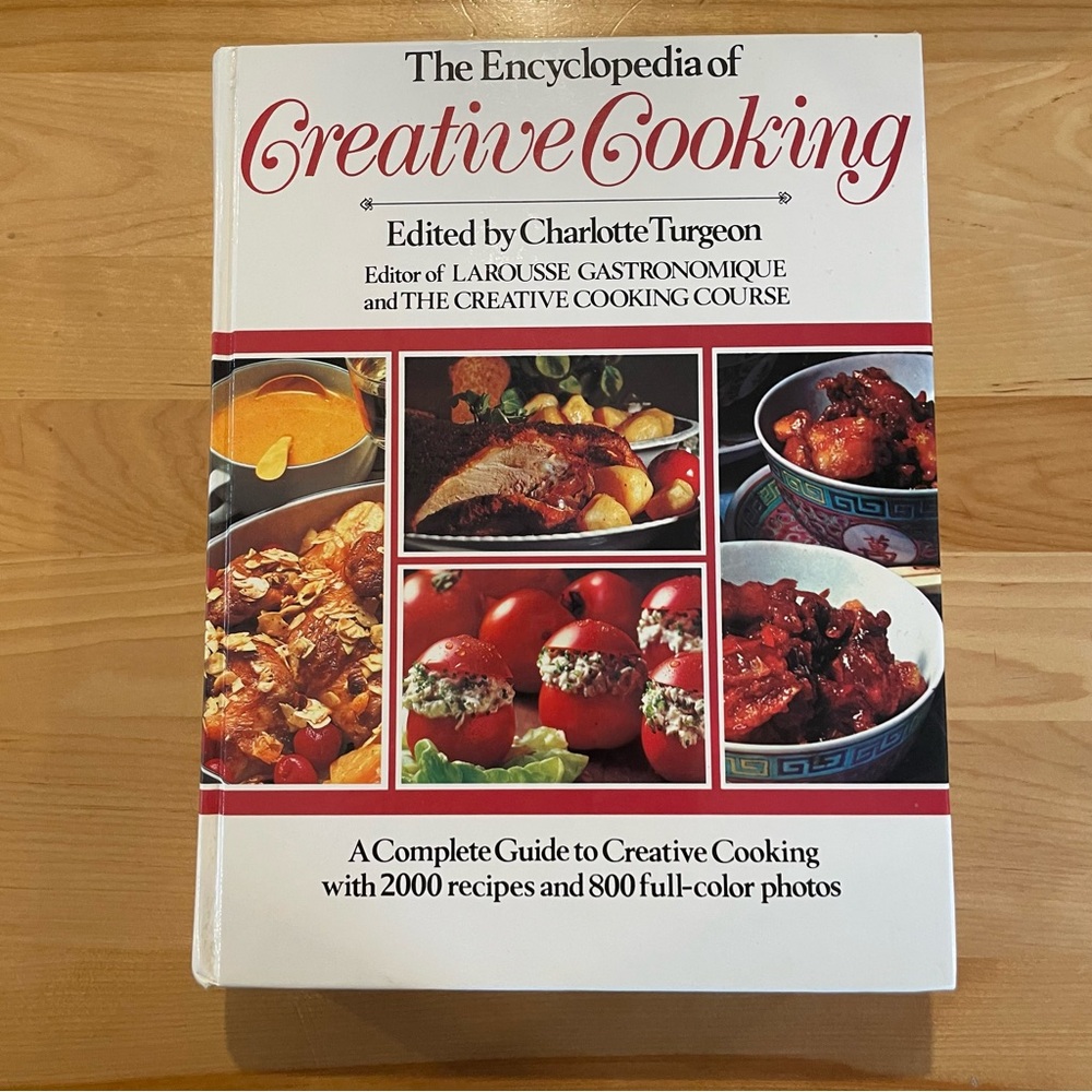 The Encyclopedia of Creative Cooking by Charlotte Turgeon - White Cover